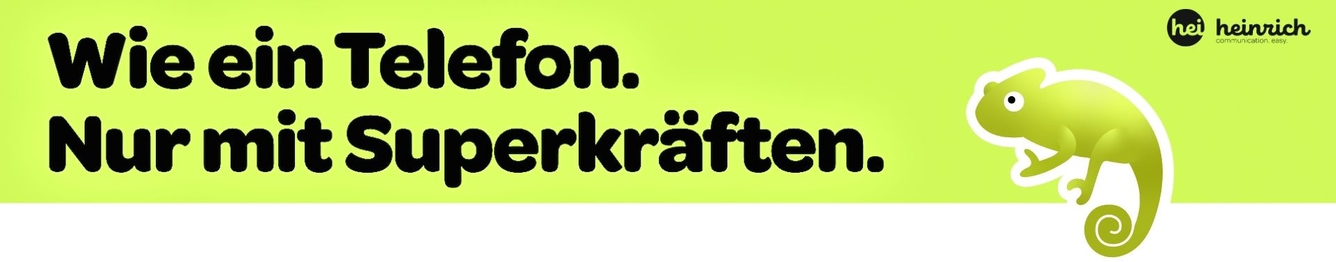 Chamäleon und Telefonie