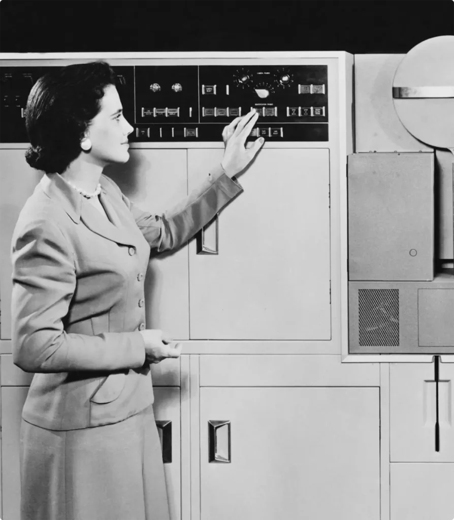 Operatorin am Mainframe